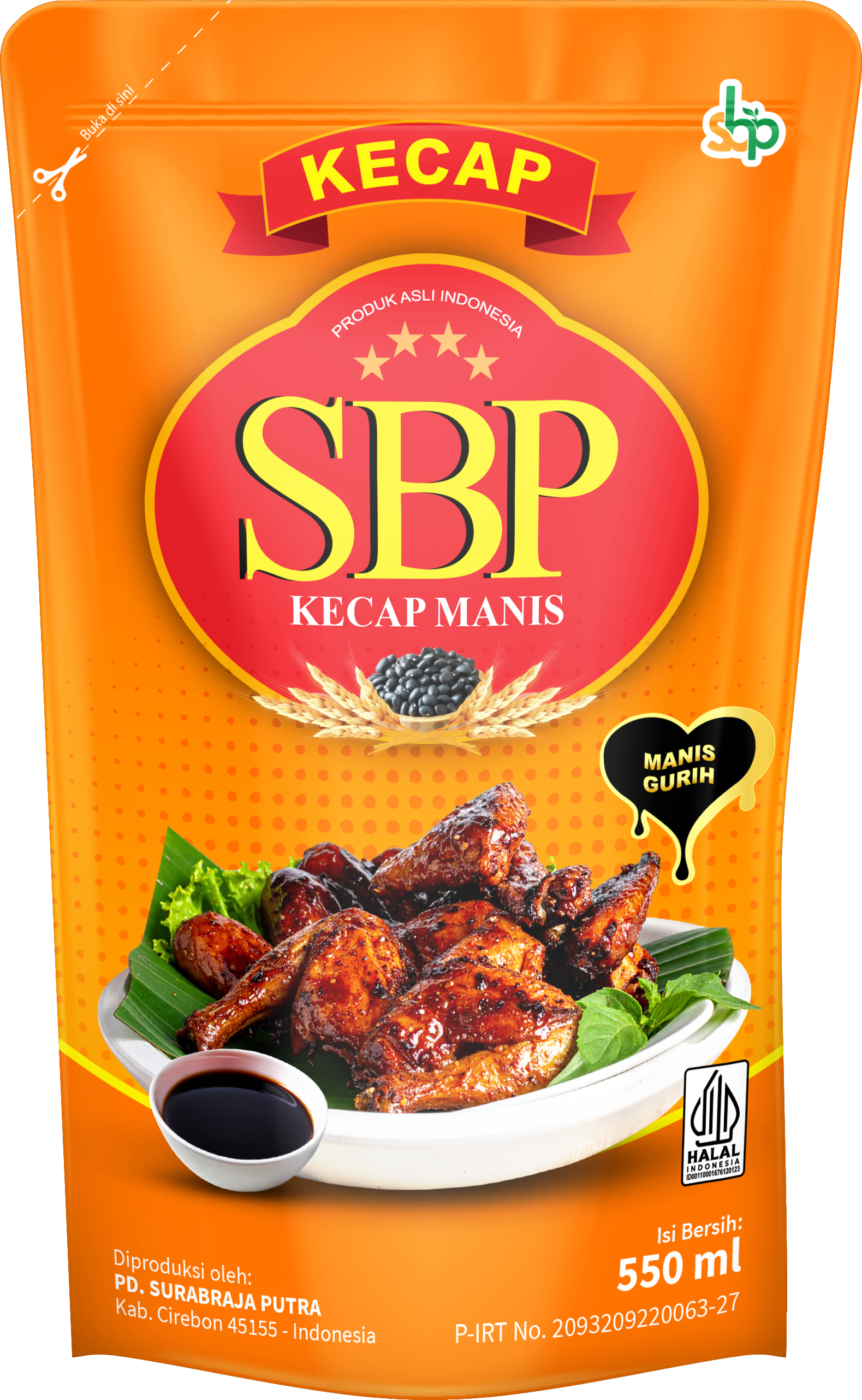 SBP Kecap Manis pouch 550 ml